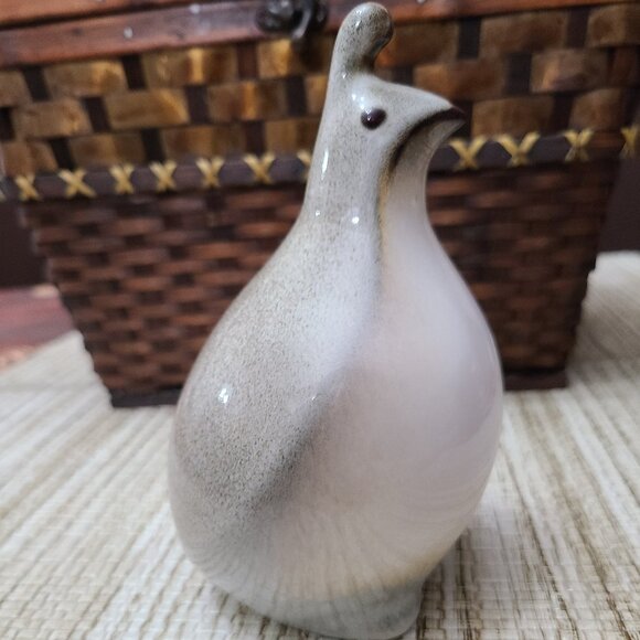 Vintage Mid-Century Modern Howard Pierce Marked Ceramic Quail Bird Figure - Picture 2 of 6